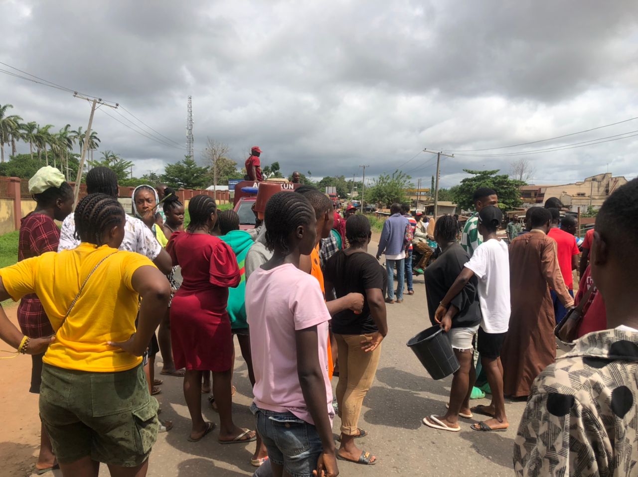 Adeyemi College Of Education Students Take To Protest Over Lack Of Amenities 