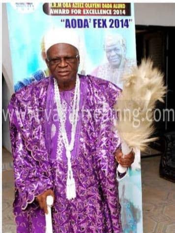 Onidimu of Idimu Land, Oba Azeez Dada Aluko Olugoke.