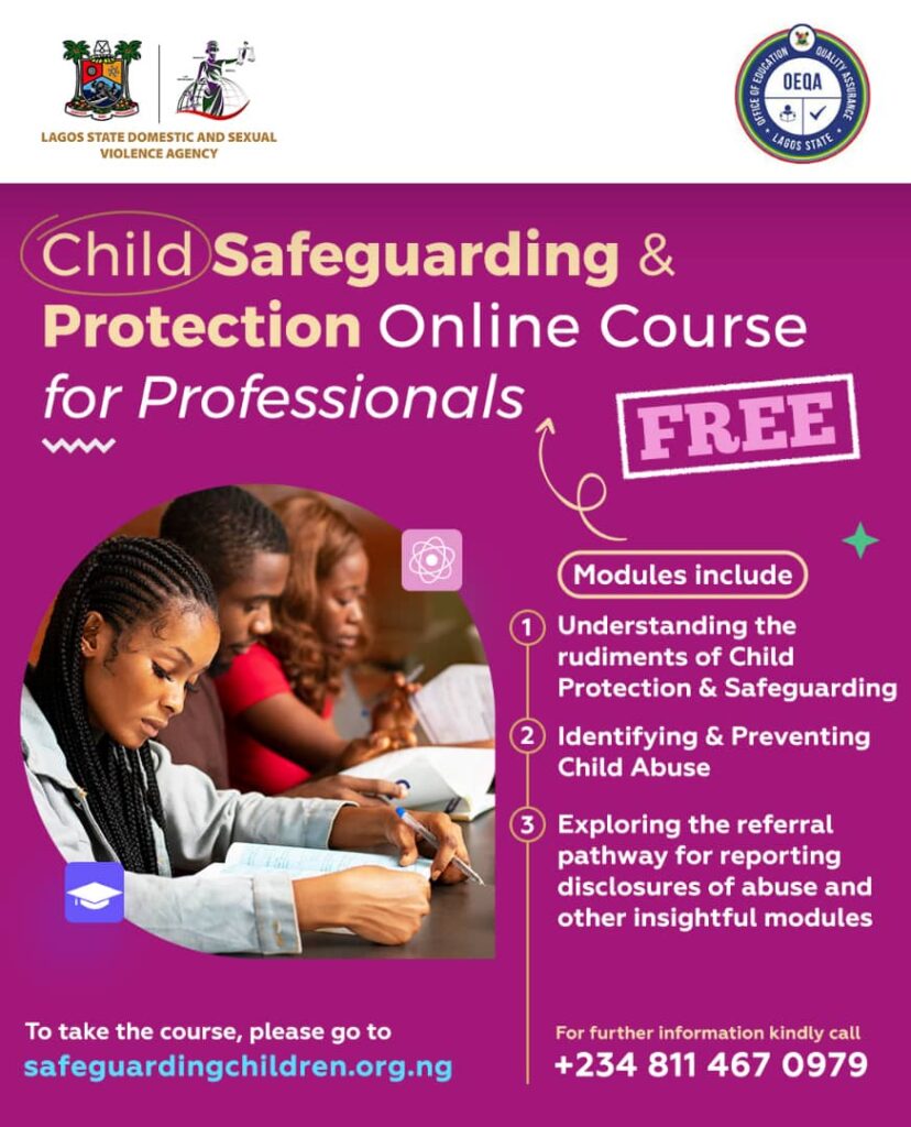 Lagos online course for course protection 