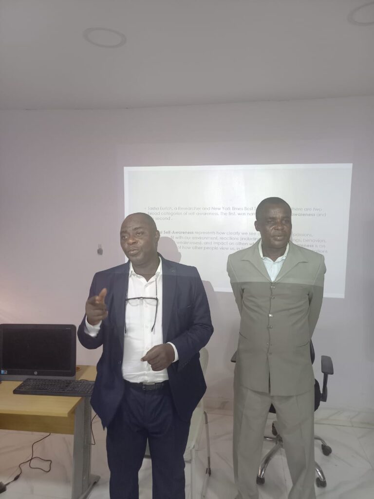 Lagos Permanent Secretary, Office of the State Auditor-General, Mr. Adewuyi Moshood Adewale, at the training programme for staff