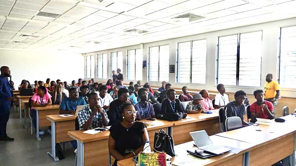 Lagos DSVA officials discuss issues surrounding domestic and sexual violence with Pan Atlantic University students