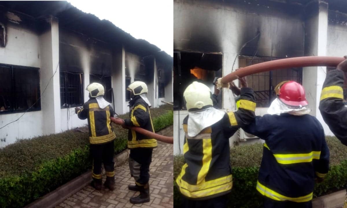 EFCC Enugu State fire outbreak