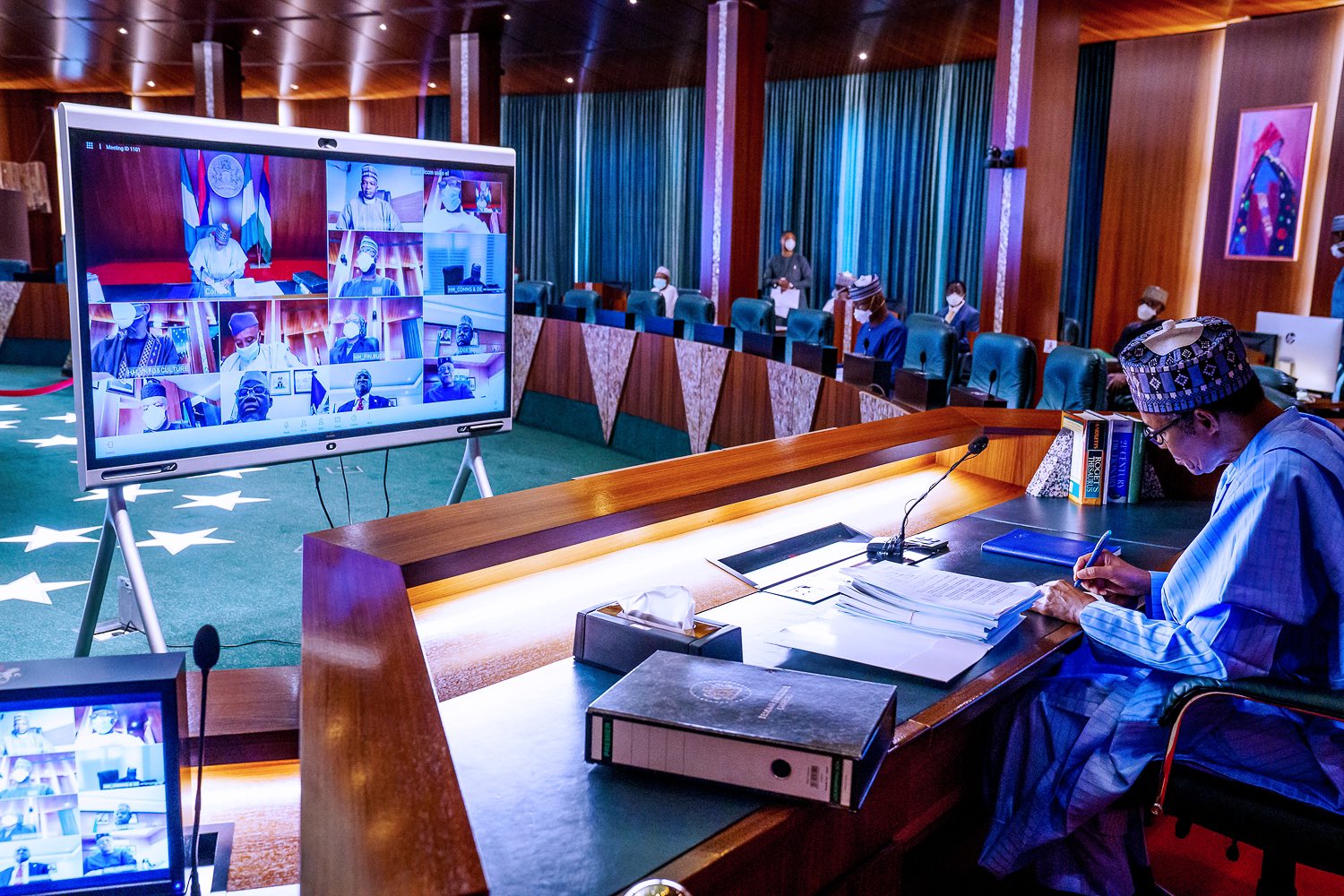 President Buhari Presides Over Valedictory FEC Meeting One Last Time