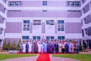 Buhari Unveiling New corporate HQ of Customs