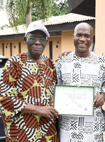 Alhaji Shakiru Akanni Seriki (Baba Bamu) and Rep. Wale Raji