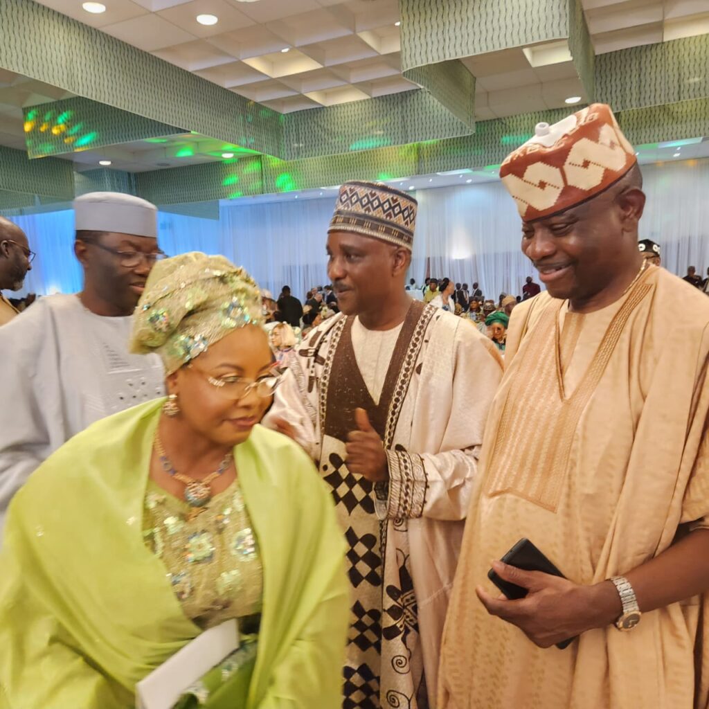 Rep. Tajudeen Abass, Otunba TJ Abass, and other eminent personalities at the Inauguration Gala Night in Abuja on Sunday, May 28, 2023
