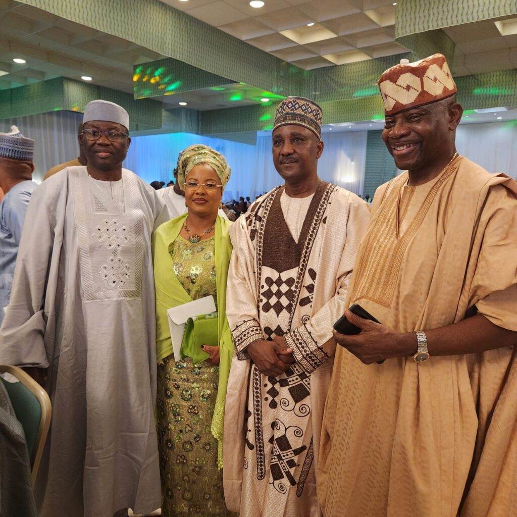 Rep. Tajudeen Abass, Otunba TJ Abass, and other eminent personalities at the Inauguration Gala Night in Abuja on Sunday, May 28, 2023
