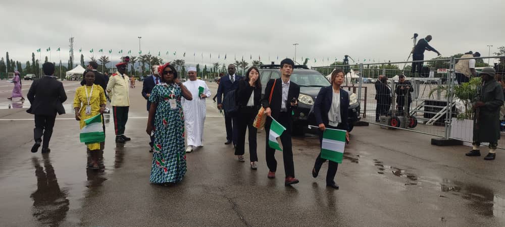 Guests at President-elect Bola Tinubu's inauguration at the Eagle Square, Abuja, on Monday, May 29, 2023