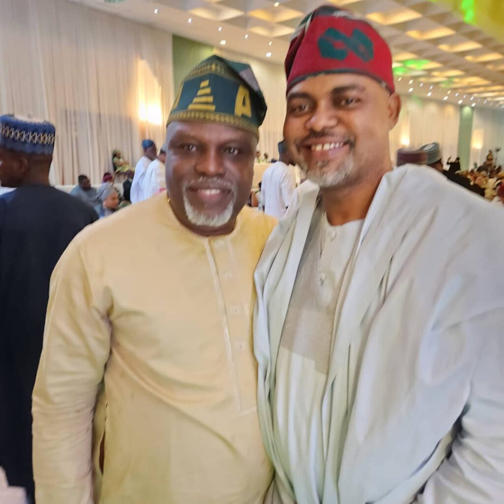 L-R: Dr Ade Tinubu and former member of Lagos State House of Assembly, Hon Segun Olulade at the Inauguration Gala Night
