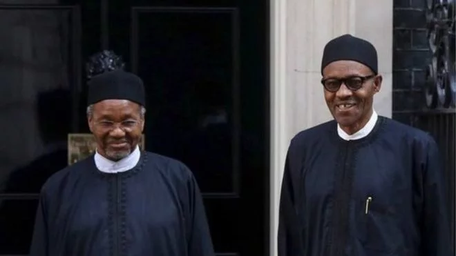 Buhari flee Nigeria