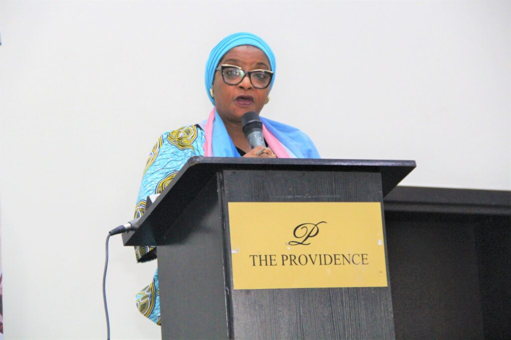 Permanent Secretary, Ministry of Agriculture, Lagos State, Mrs. Olatokunbo Emokpae, at the workshop