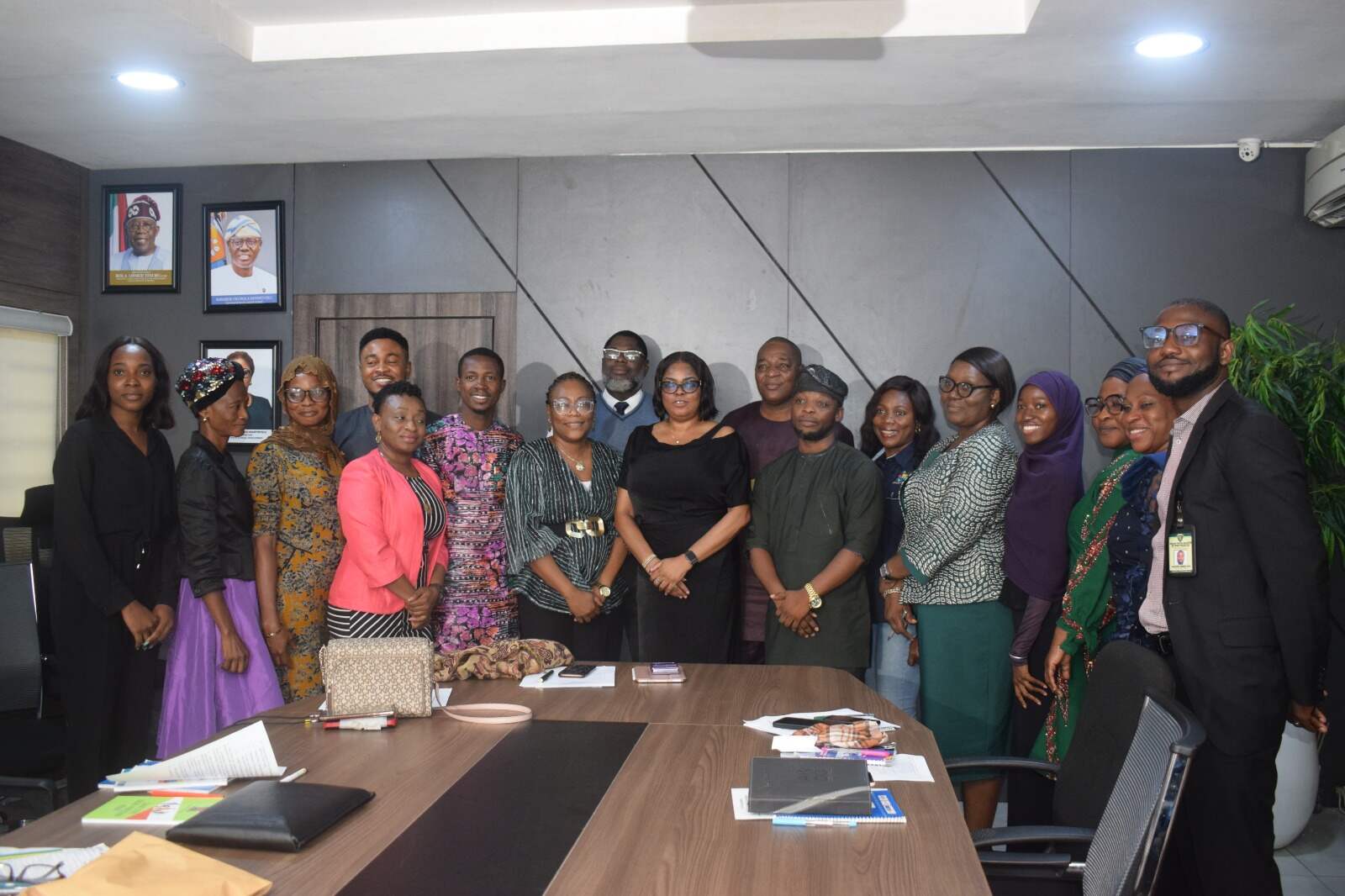 The 17-Member Technical Working Group for the Lagos State Youth Policy