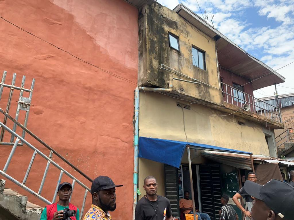 Another 'distressed' building marked for demolition at Alaba Market
