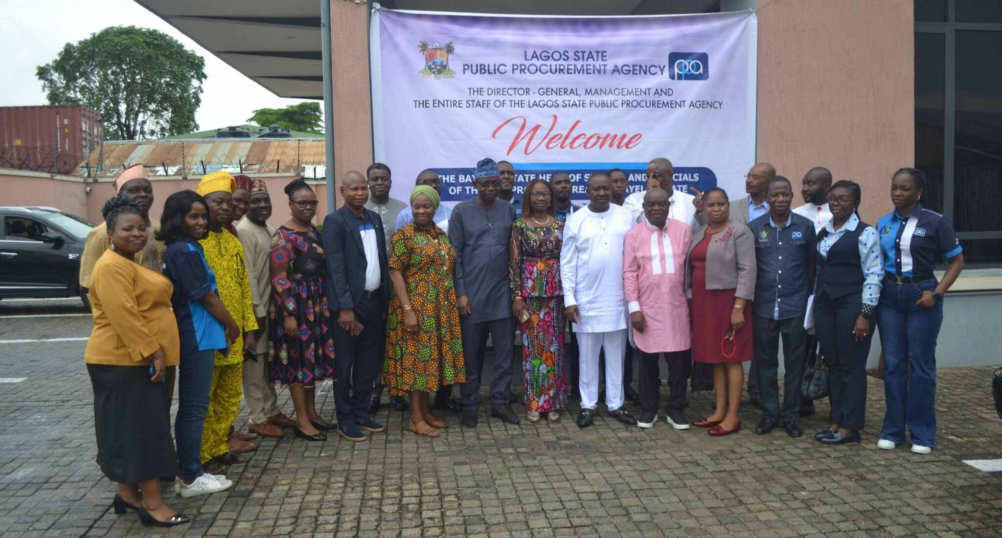 Bayelsa Due Process Bureau Officials at the Lagos State Procurement Agency during a two-day study tour