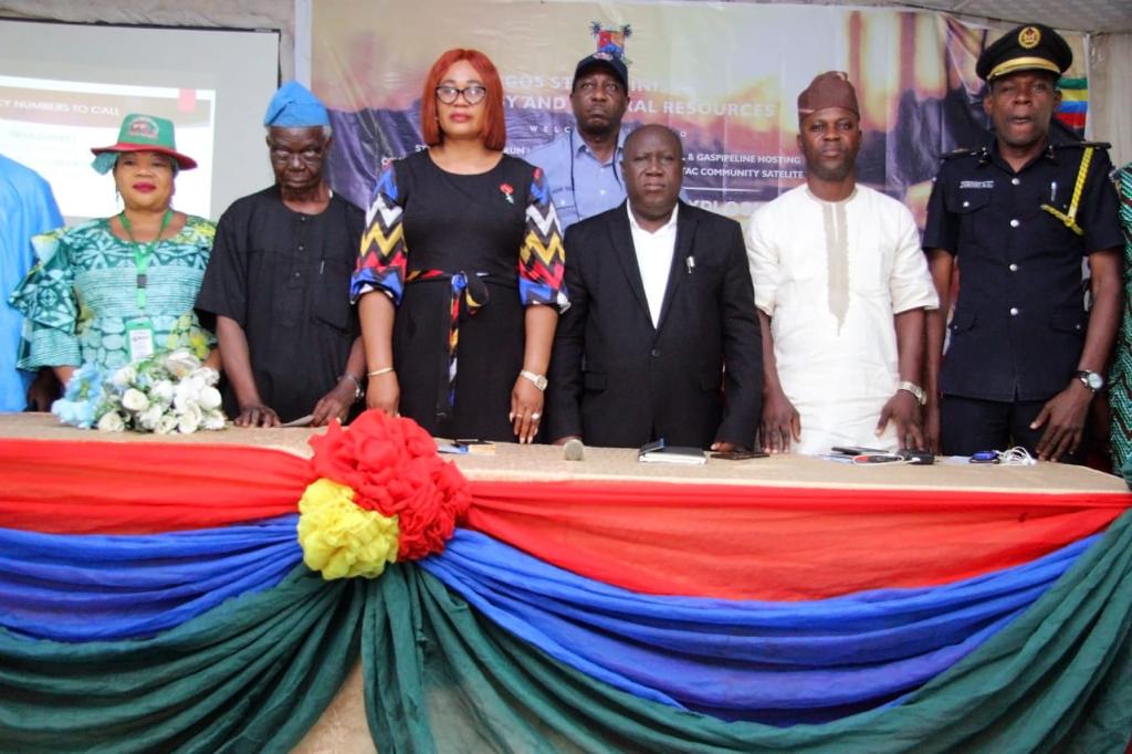 Permanent Secretary, Lagos Ministry of Energy and Mineral Resources, Engr. Sholabomi Shasore, and other stakeholders at the forum