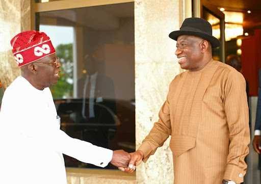 Jonathan meets Tinubu