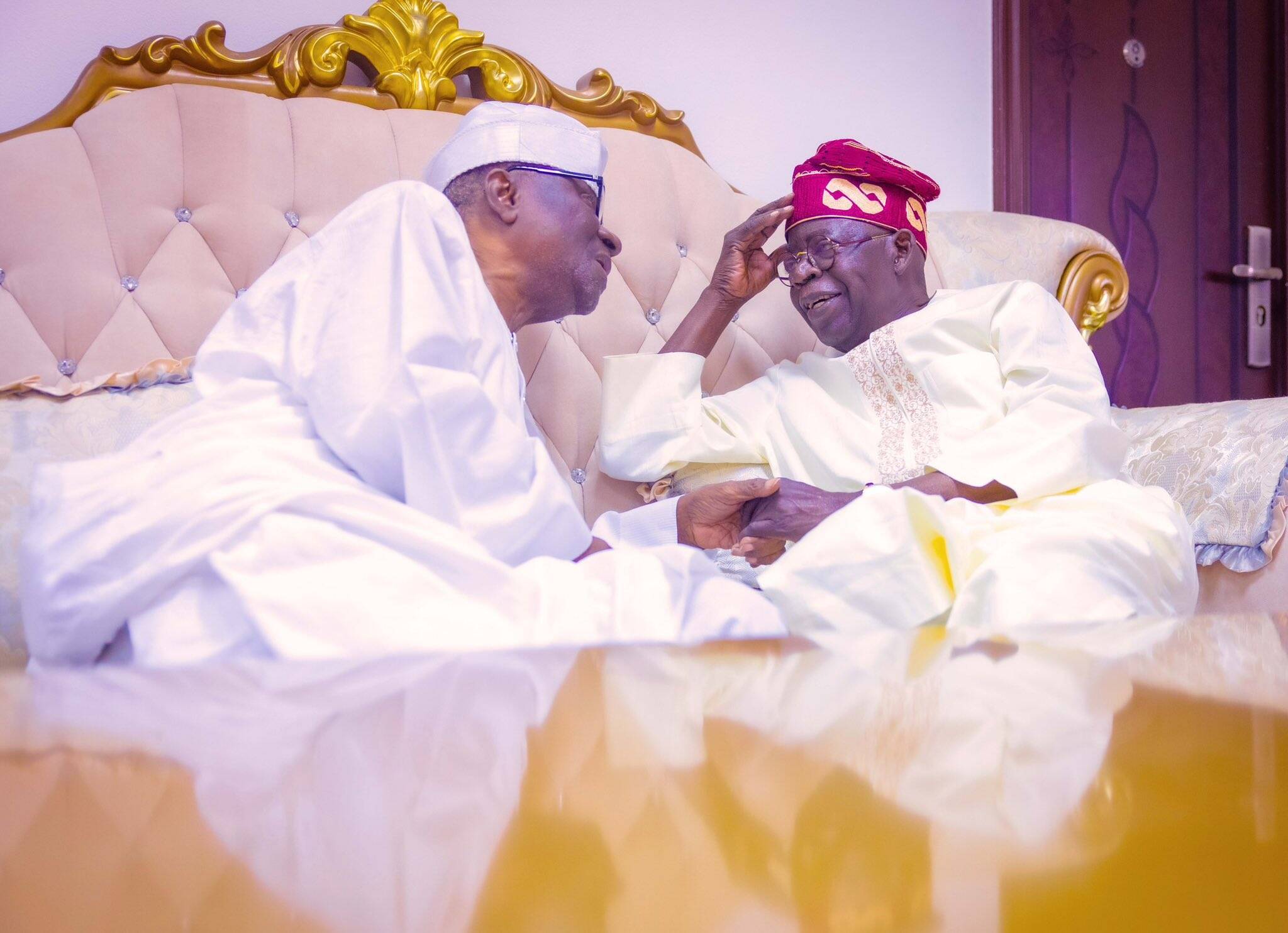 Oba of Lagos, Rilwan Aremu Akiolu and President Bola Tinubu