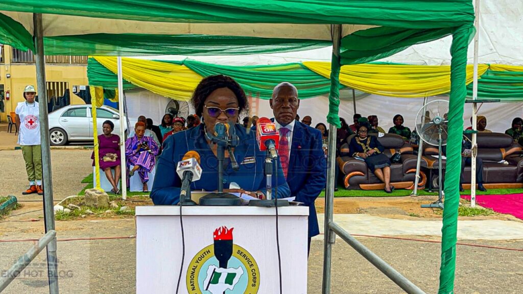 Lagos State coordinator of the NYSC, Mrs. Yetunde A. Baderinwa