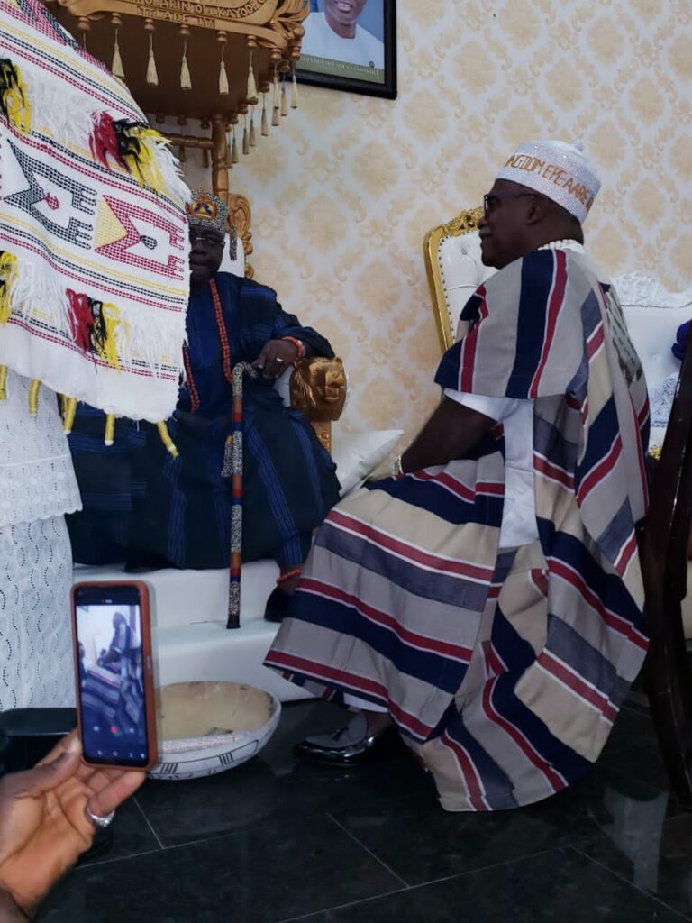 Oba (Dr.) Olufolarin Olukayode Ogunsanwo (Telade IV), the Alara of Ilara Kingdom, Epe, and Aare Atunloto of Ilara Kingdom, Wendell De Landro.  