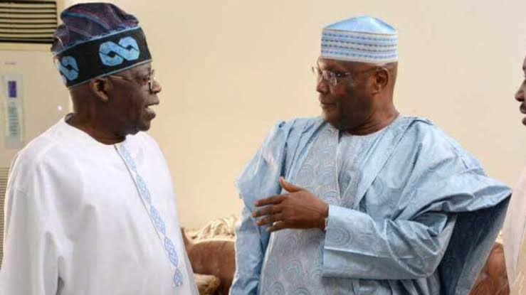 PDP presidential candidate, Atiku Abubakar and President Bola Tinubu