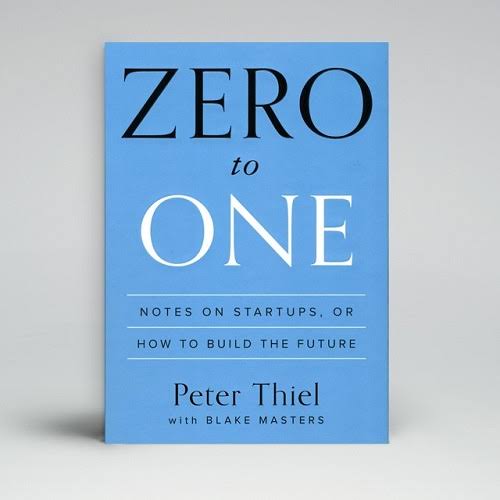 Cover of “Zero to One” by Peter Thiel