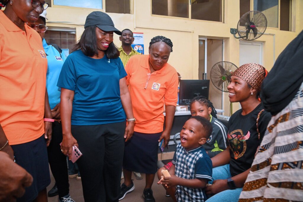 First Lady, Dr. (Mrs.) Ibijoke Sanwo-Olu, advocates for exclusive breastfeeding