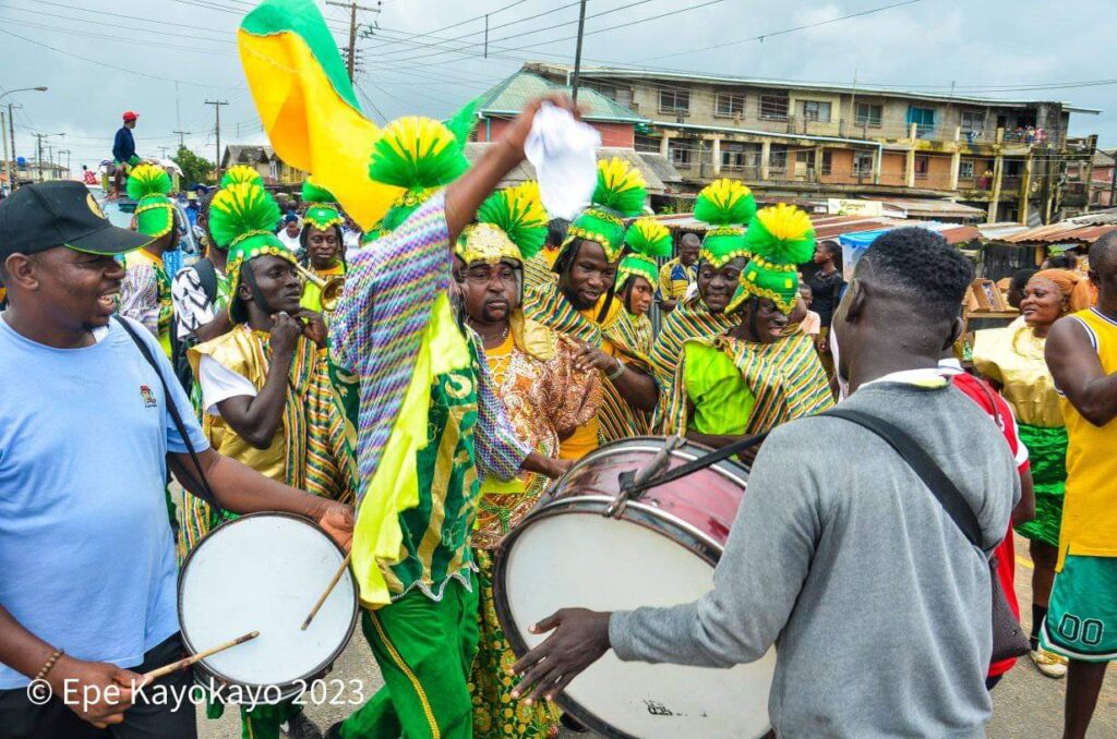 The Epe carnival procession