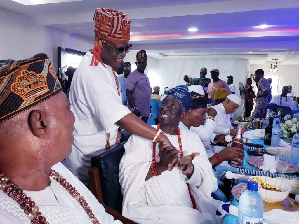 Some of the traditional rulers at the event