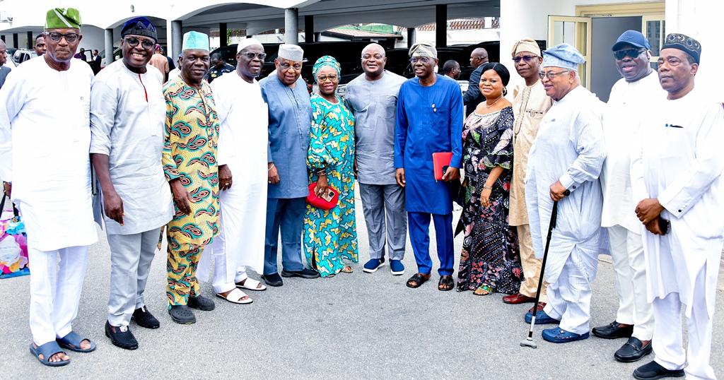 Lagos State Governor, Babajide Sanwo-Olu, Speaker of the Lagos State House of Assembly, Mudashiru Obasa, and GAC members