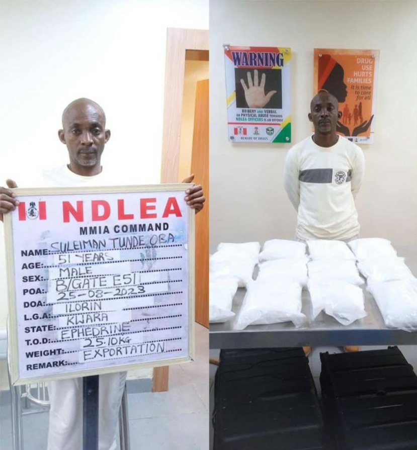 Suspected drug trafficker, Suleiman Babatunde Oba