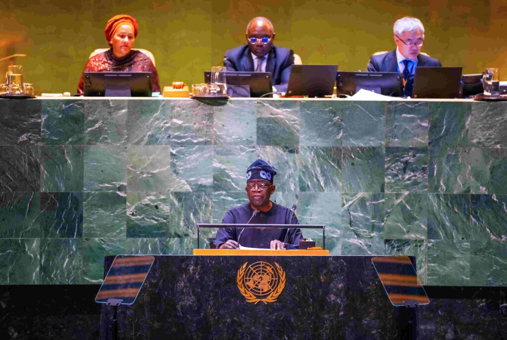 President Bola Tinubu addresses 78th UNGA session in New York, US