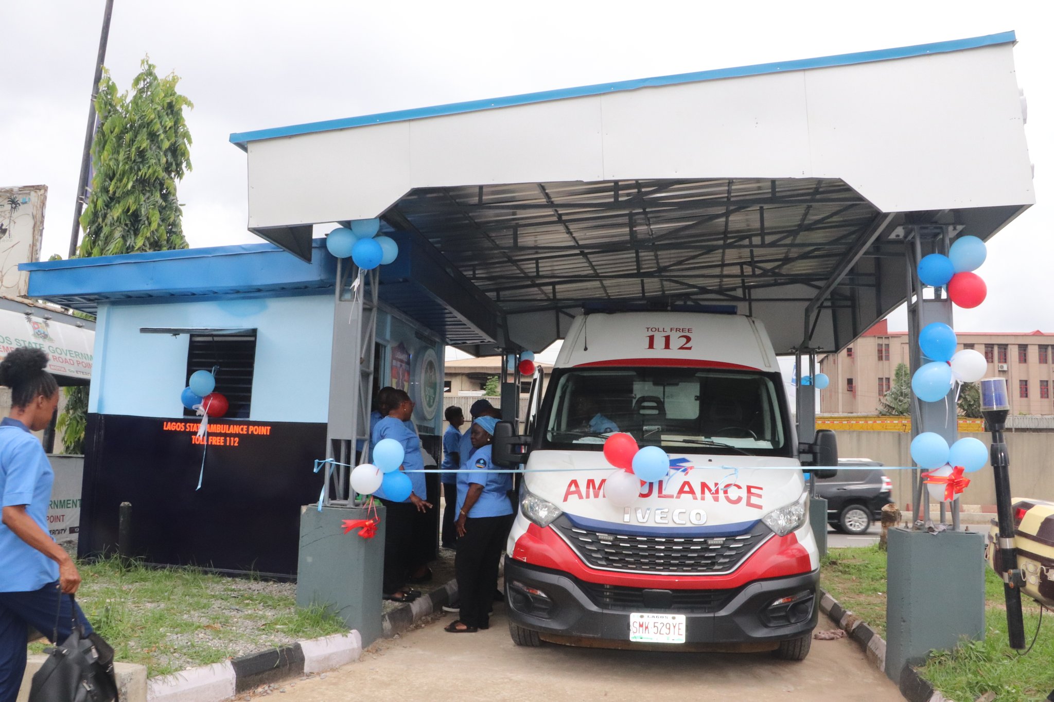 One of the refurnished Lagos State Ambulance Points