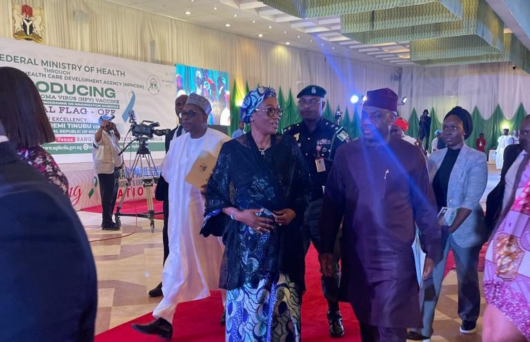First Lady, Remi Tinubu and Minister of State for Health and Social Welfare, Dr. Tunji Alausa