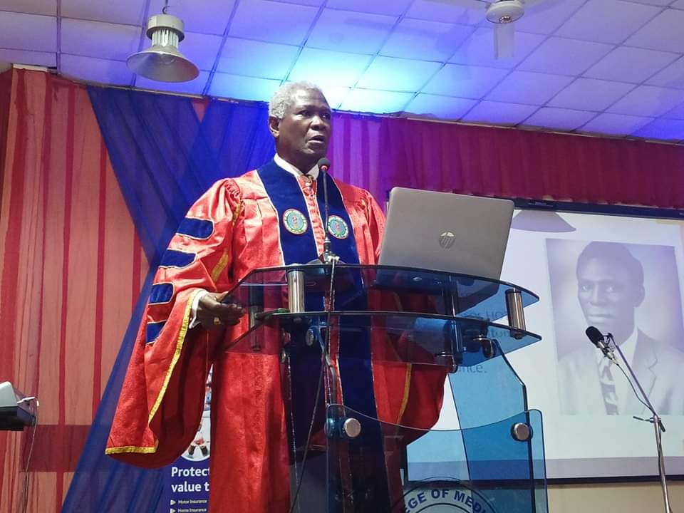 Prof. Oladapo A. Ashiru (OFR) delivering his lecture