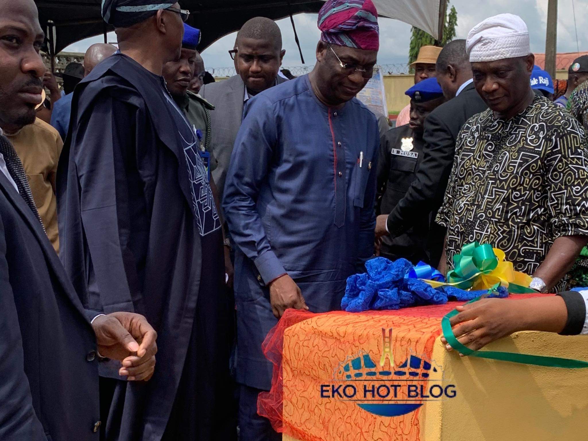 Deputy Governor of Lagos state, Dr Kadri Obafemi and Hon. Wale Raji