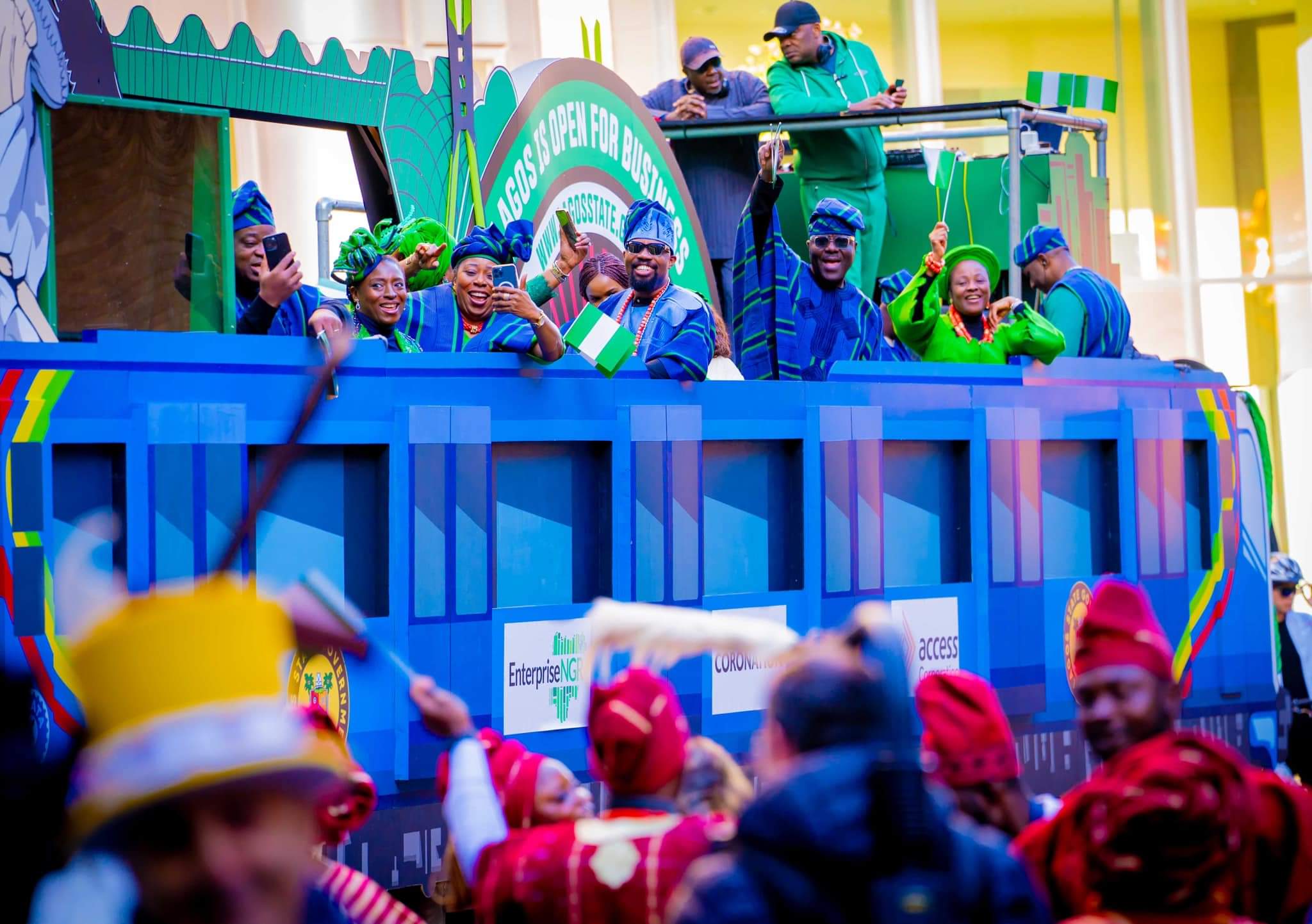 Lagos representatives at the Lord Mayor's show in London