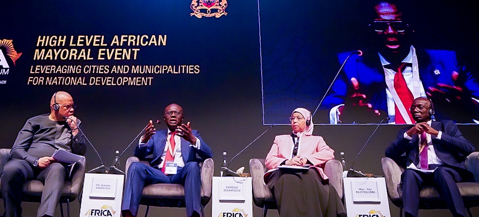 Lagos State Governor, Babajide Sanwo-Olu, at the Africa Investment Forum (AIF)