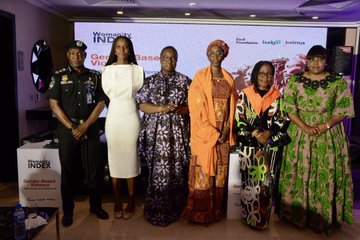 Lagos DSVA Executive Secretary, Titilola Vivour-Adeniyi, and other stakeholders at the launch of WOMANITY INDEX