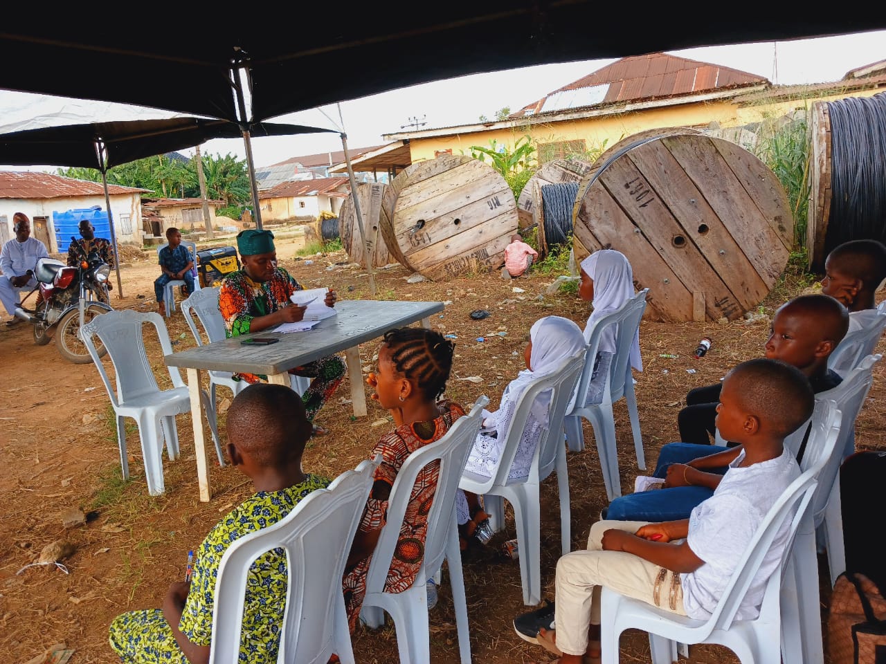 Quiz competition in celebration of the first anniversary of Oba Maruffdeen Adelani Oluwafunmilade Adeniyi, Oke 1, of Odogbawojo, Epe, Lagos