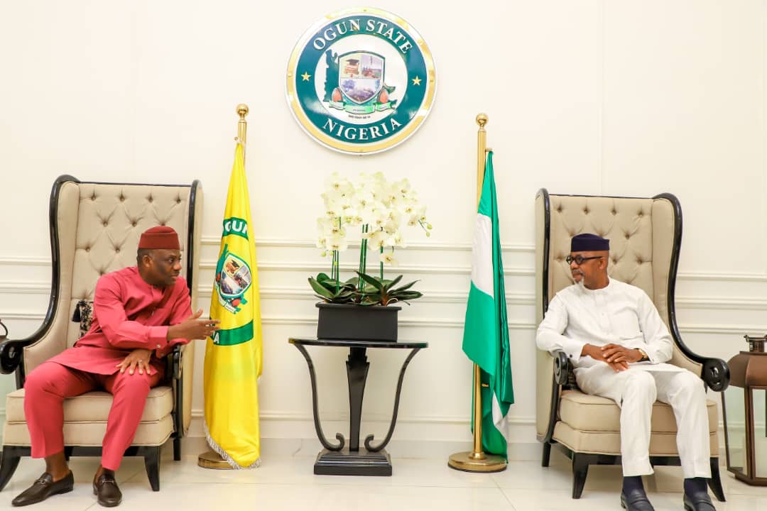 Minister of State of State for Health and Social Welfare, Dr. Tunji Alausa and Ogun State Governor, Dapo Abiodun