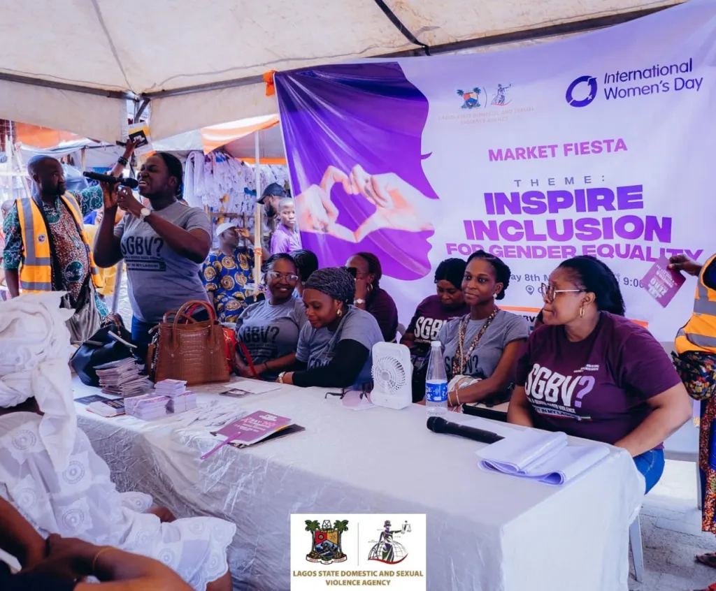 IWD Celebration: Lagos DSVA Engages Women at Oshodi-Isolo Market