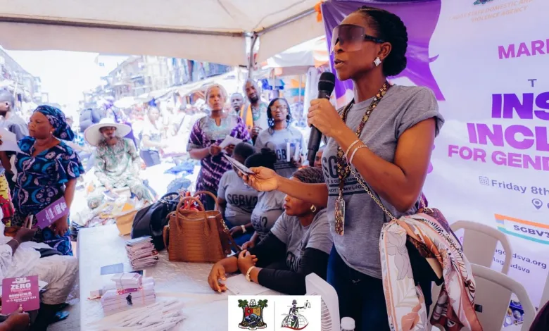 IWD Celebration: Lagos DSVA Engages Women at Oshodi-Isolo Market