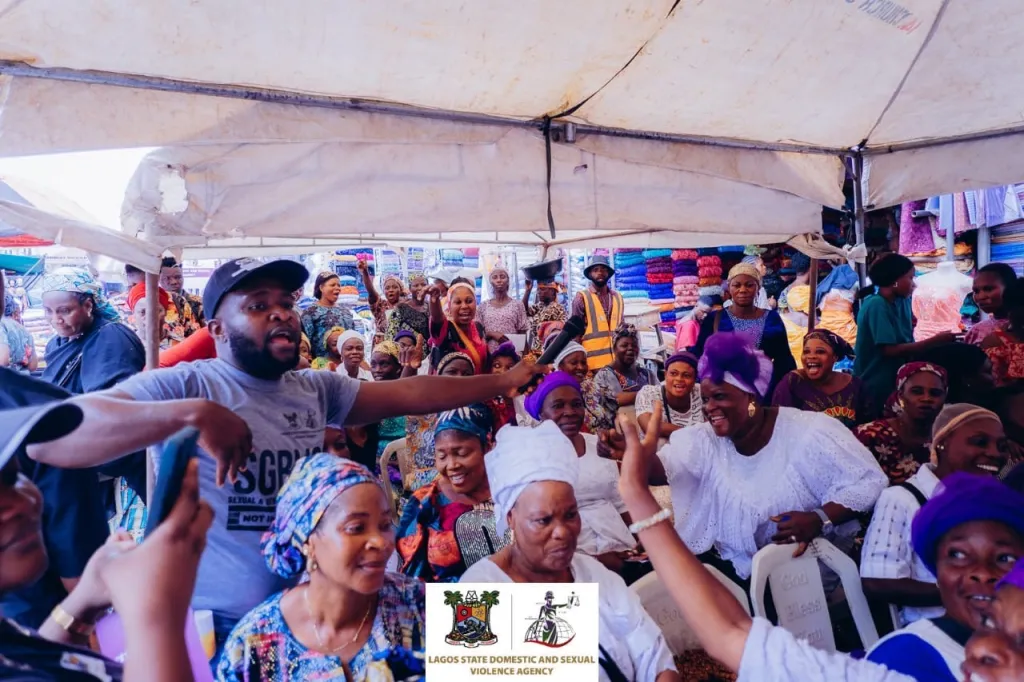 IWD Celebration: Lagos DSVA Engages Women at Oshodi-Isolo Market