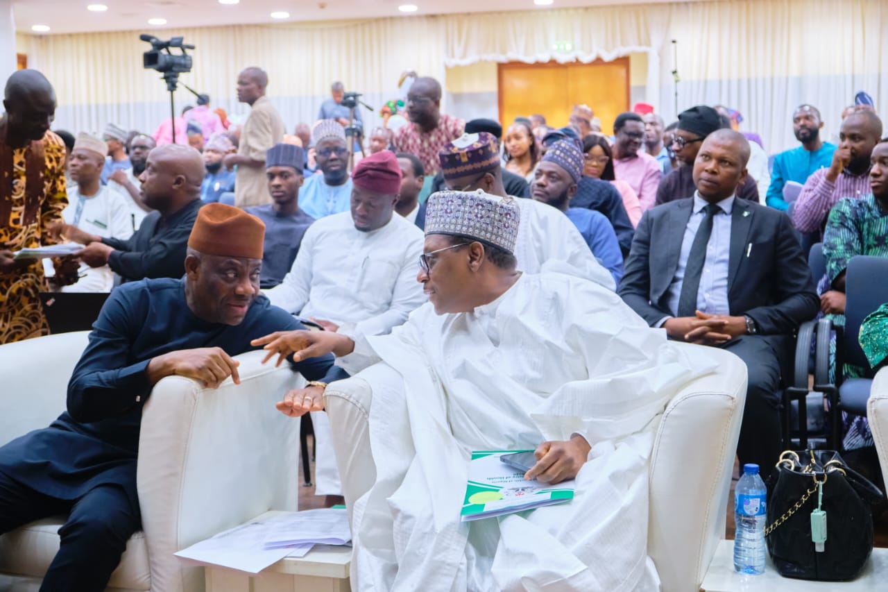 Minister of State for Health and Social Welfare Welfare, Dr. Tunji Alausa and Coordinating Minister of Health for Health and Social Welfare, Prof. Mohammed Ali Pate at the inauguration of the implementation committee for Nigeria’s Digital In Health Initiative
