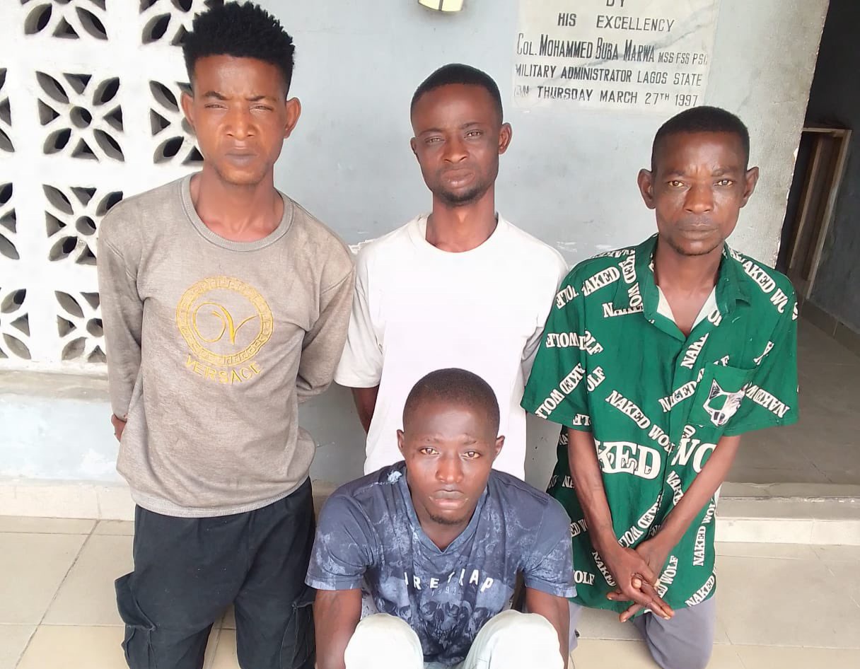 One chance robbery gang nabbed by Lagos police detectives