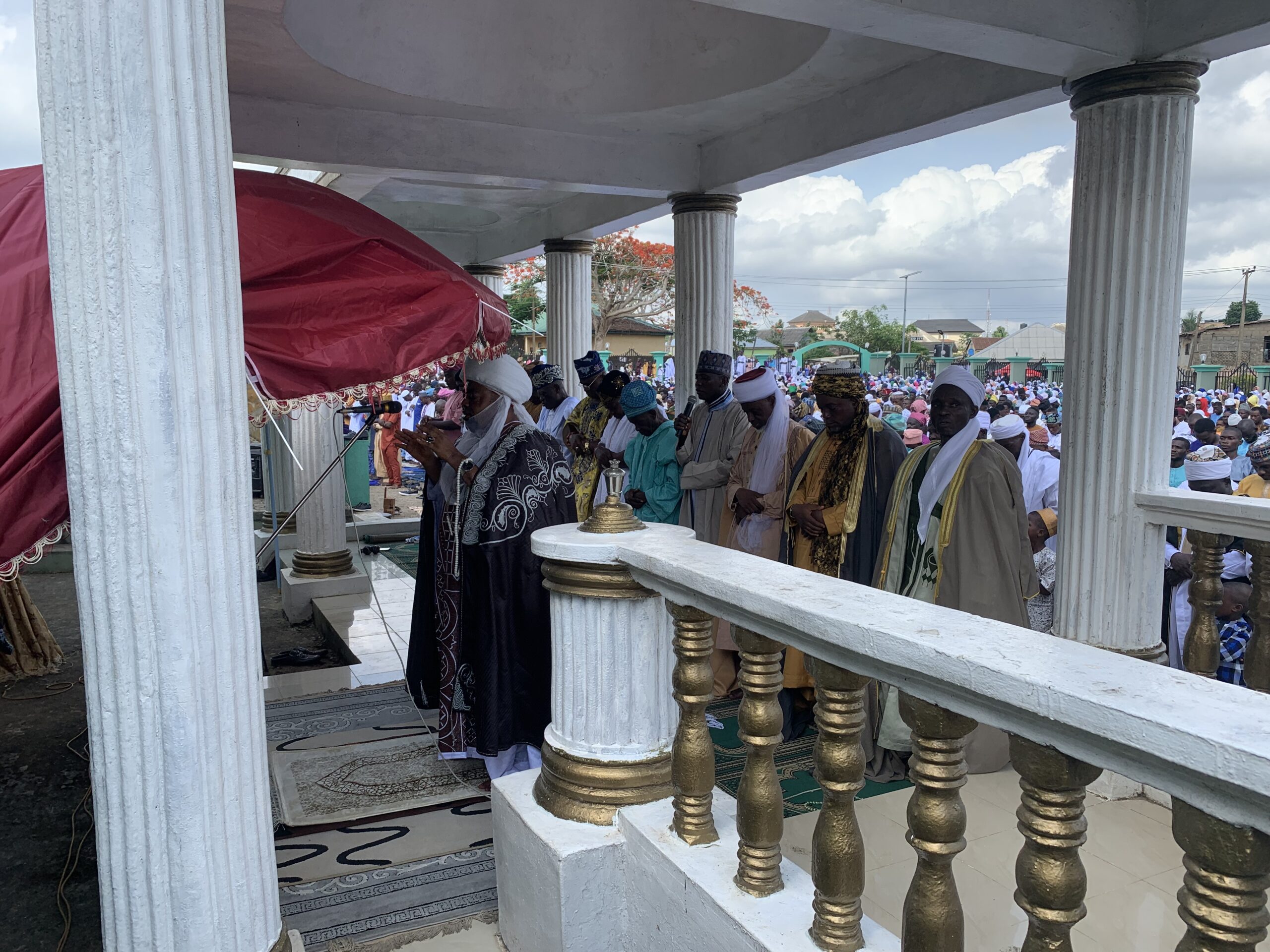Eid-Al-Fitr: Olu Epe Of Epe Kingdom In Attendance As Residents Celebrate In Epe
