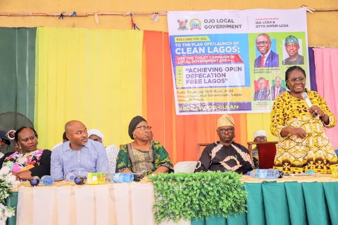 Lagos State officials at the Flag-off of Clean Nigeria: "Use the Toilet" Campaign aimed at ending open defecation by 2025