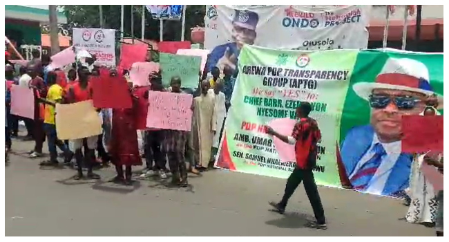 Protesters At PDP