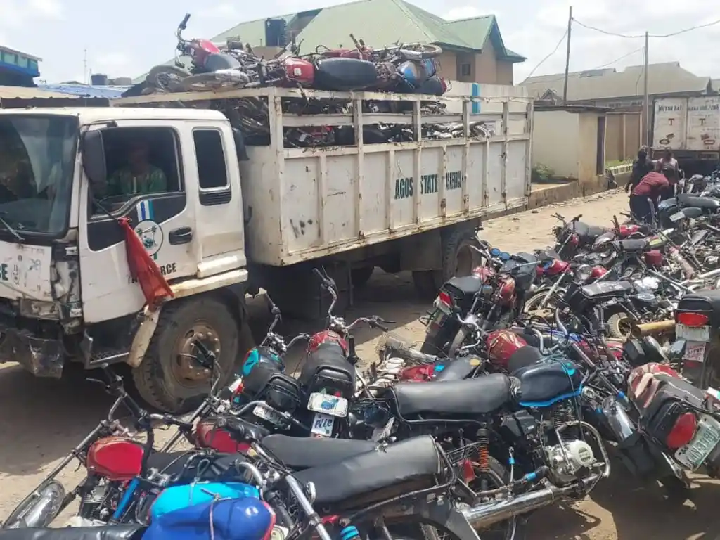 Lagos Taskforce Unleashes Crackdown On Defiant Okada Riders