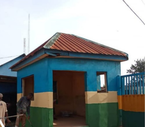 A section of the newly renovated Epe Police Station